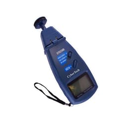 CyberTech 3 in 1 Tri-Mode Contact and Laser Non-Contact RPM Tach Digital Photo Tachometer and Linear Speed Surface Distance Measure Meter with Four Wheels