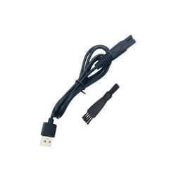 PDEEY Charger Replacement for Brightup Beard Trimmer, USB Charging Cord Cable 4 ft, with Cleaning Brush