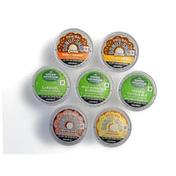 Kismet Emporium Hand Picked Variety by Kismet Emporium - 24 Count Variety Pack of Your Favorite Sweet Flavors of K cups, Sweet Coffee Variety Pack of At Least 8 Diffrent, Flavors such as Chocolate Glazed Doughnut, Vanilla Cream Puff, Nutty Caramel, Coconut Mocha, Donut Shop Flavors, and Wild Mountain Blueberry, Hazelnut, Caramel Vanilla Creme, and French Vanilla Silk, Or Bold Flavors such as, Black Granite, Nantucket Blend, Lake and Lodge, and Sumatra Reserve, Green Mountain Flavors, 24 Count Varitey Packs of Sweet, Bold, or a Combination of All Flavors, This Custom Bundle also includes a sugar scoop from Kismet Emporium.