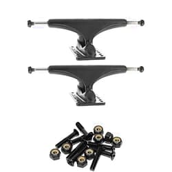 Warehouse Skateboards Gullwing Trucks Mission Black Skateboard Trucks - 5.625