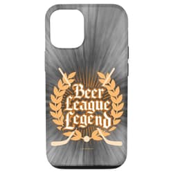 EBrush Design Hockey Gifts iPhone 12/12 Pro Hockey Beer League Legend - funny old hockey player Case
