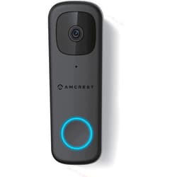 Amcrest 4MP Video Doorbell Camera Pro, Outdoor Smart Home 2.4GHz and 5GHz Wireless WiFi, Micro SD Card, AI Human Detection, IP65 Weatherproof, 2-Way Audio, 164º Wide-Angle Wi-Fi AD410