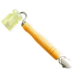 Longdex Wallpaper Roller 40mm Rubber Seam Roller Flat Pressure Roller with Double Head Roller