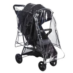 Graco Universal Baby Stroller Plastic Rain Cover & Weather Shield, Lightweight Waterproof Weathershield, Clear Vinyl Infant Car Seat Carriage Umbrella, Winter Snow Wind Protection Travel Accessories
