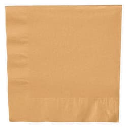 Creative Converting 663276B Touch of Color 2-Ply Paper Lunch Napkins (50 Count), Glittering Gold, 6.5