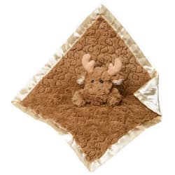 Mary Meyer Putty Nursery Stuffed Animal Security Blanket, 13 x 13-Inches, Moose