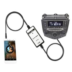 Yomikoo Car Audio CD to AUX Input Adapter CD Changer for Honda Accord Civic CR-V Odyssey Pilot Element