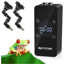 REPTITRIP Updated Reptile Mister – Humidifier for Tanks, Amphibians, and Rainforest Plants with Timer and Manual Spray Functions