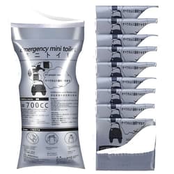 Yiudbaoo 10 Pack Disposable Emergency Urinal Bag, Portable Camping Pee Bags, Travel Pee Bags, Traffic Jam Emergency Portable Urine Bag, Vomit Bags, for Men Women Kids Children Patient