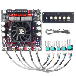 DAJUNGUO S600X-W Power Amplifier Board Bluetooth5.2 TPA3255 Chip with Subwoofer 2.1 Channel 300W×2+600W (S600X-W)