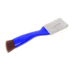 yueton Double Ended Portable Cleaning Brush Mini Hand Held Magic Brush Duster for House, Car, Office (Blue)