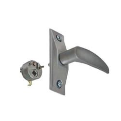 Pacific Doorware Adams Rite Style Deadlatch Lever Handle for Storefront Door Lock, Aluminum (Left Hand)