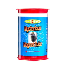 Dowling Magnets Mysterious Magnet Tube with Steel Filings - 3D Magnetic Field Viewer - Magnet Science Kit - Iron Filings and Magnet for Science Experiments - Makes Learning Magnetism Fun! Item SS31