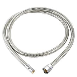Hygie Rinse 46174000 Grohe Kitchen Faucet Hose Replacement, 59 Inches StarLight Chrome Finish, Ladylux Metalflex Hose For Grohe K4 K7, Bridge and Ladylux Cafe, Alira Sink Faucet