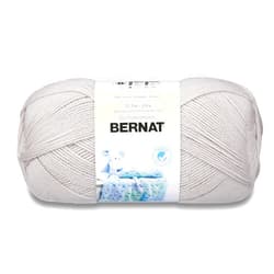 Bernat Baby Big Ball Sport Yarn, 12.3 oz, Gauge 3 Light, 100% Acrylic, Baby Grey