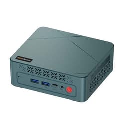 BOSGAME E2 Mini PC Ryzen 5 3550H(Max 3.7GHz) Dual Channel DDR4 Mini Computers, 16GB RAM 512GB NVMe SSD, Dual HDMI, 4X USB Ports, 1x RJ45 Ethernet Ports，Wi-Fi 5，BT5.0