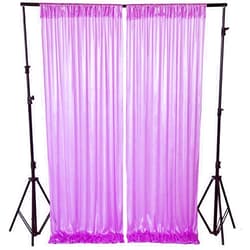 Kachanaa 10 ft x 10 ft Wrinkle Free Lavender Backdrop Drapes Curtains Panels Photography Polyester Backdrop Drapes Wedding Decor Baby Bridal Shower Ceremony Party Birthday Home Window Decorations