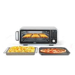 Ninja SP201 Digital Air Fry Pro Countertop 8-in-1 Oven with Extended Height, XL Capacity, Flip Up & Away Capability for Storage Space, with Air Fry Basket, Wire Rack & Crumb Tray, Silver