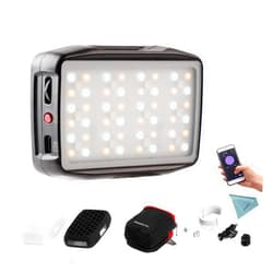 Fenxbzy Falcon Eyes F7 Mini 5W RGB LED On Camera Light 2500k-9000k CRI 96 HSI Mode,Support Magnetic Attraction and Smartphone App Control for Vlog,YouTube,Tiktok,Live Broadcast