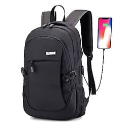 RANVOO Laptop Backpack with USB Charging Port,Slim Travel Backpack with Laptop Compartment for Men and Women,College School BookBag Computer Bag for Girls and Boys Fits 15.6 In Laptop