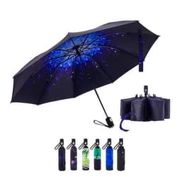 ElifeAcc Windproof Travel Umbrella, Golf Rain Umbrellas for Men & Women - UMBRELLAS Spectrum Popular Style for Travel, Camping, Hiking, Backpacking, Fishing and Other Outdoor Activities