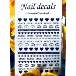 OMQAIO 1 Lage Luxury Nail Art Stickers