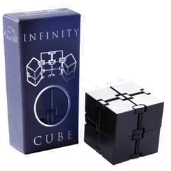SMALL FISH Infinity Cube Sensory Fidget Toy, EDC Fidgeting Game for Kids and Adults, Cool Mini Gadget Best for Stress and Anxiety Relief and Kill Time, Unique Idea That is Light on The Fingers and Hands