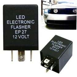 iJDMTOY 5-Pin EP27 FL27 Electronic LED Flasher Relay Fix As LED Turn Signal Bulbs Hyper Flash Fix