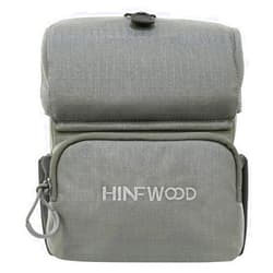 HINFWOOD Binocular Harness Chest Pack - Bino Harness with Rangefinder Pouch and Rain Cover for Hunting Shooting Hiking (Gray)