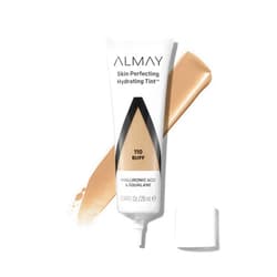 Almay Hydrating Liquid Foundation Tint, Lightweight with Light Coverage, Naturally Dewy Finish, Hypoallergenic, Dermatologist TestedFragrance Free, 110 Buff, 0.94 fl oz.