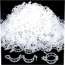 Acquwistach 300pcs Plastic Plant Support Clips,Garden Trellis Clips, Tomato Clips for String,Support Clips for Tomato Grape Squash Vine Vegetables