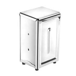 New Star Foodservice 24074 Stainless Steel Tall Napkin Dispenser, 3.875 by 4.75 by 7.5-Inch