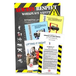 Automotive Lift Institute Car Lift Safety Materials Value Pack