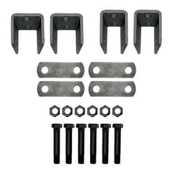 A.A Single Axle Trailer Double Eye Leaf Spring Suspension Hanger Kit - 2,000-7,000 lbs (Single Axle)