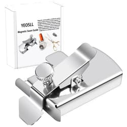 YEOSLL Upgraded Magnetic Seam Guide for Sewing Machine,Magnetic Seam Guide with Clip,Hemmer Guide, Seam Guide, Hemmer Guide Sewing Ruler, Sewing Products & Tools（1 PCS）