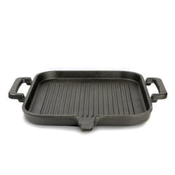 LI-GELISI Cast Iron Grill Pans Korean Tabletop Center Raised Round Samgyupsal Grill Pan For BBQ Bulgogi Meat Bacon Steak