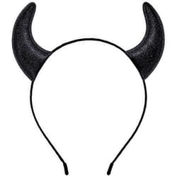 Edoneery Halloween Headband for Women, Glitter Fancy Dress Costume Hair Accessory for Cosplay Parties