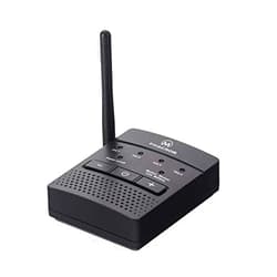 eMACROS 1/2 Mile Long Range Wireless Driveway Alarm Base Station with External Antenna - Stable Signal Transmission, Support Battery-Powered Security System for Outdoor Monitoring
