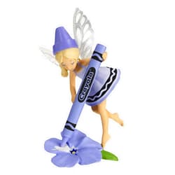 Hallmark Keepsake Christmas Ornament 2023, Crayola Periwinkle Fairy, Gifts for Kids