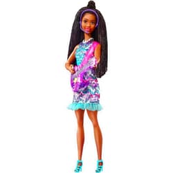 Barbie Big City, Big Dreams Singing Brooklyn Doll with Music, Light, Guitar & Accessories, Lift Hand to Activate