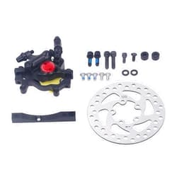 RiToEasysports Electric Scooter Brake Disc Kit, 120mm Oil Brake Conversion Base Mechanical Brake Disc Brake Caliper Kit for Xiaomi M365 Pro Pro 2