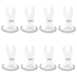 XXGO 8 Pcs Oscillating Multi Tool Diamond Segment Swing Grit Grout Blades XG8001S