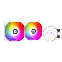 Thermalright Aqua Elite 240 White ARGB V4 CPU Aio Cooler, 240 CPU Liquid Cooling, Pump Head Speed up to 6400RPM,for AM4/AM5,Intel LGA1851/1150/1151/1200/2011/1700,High Performance Radiator(White)