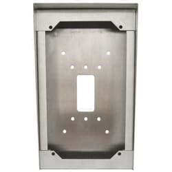 Aiphone Corporation SBX-ISDVF Surface Mount Box for is-DVF, is-IPDVF, or is-SS Door Stations, 18AWG Stainless Steel