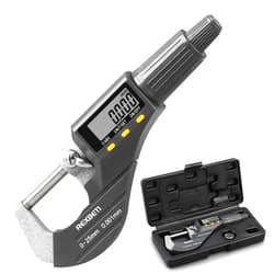 REXBETI Digital Micrometer, Professional Inch/Metric Measuring Tools 0.00005