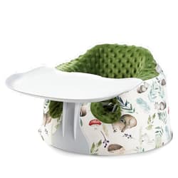 Mamatepe Seat Cover and Tray Sets Accessory Compatible with Bumbo Floor Seat for Baby,Breathable Baby Bumbo Seat Cover，Bumbo Activity Tray Attachment Easy to Install and Remove (Forest)