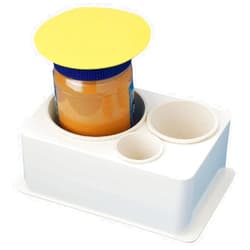 Sammons Preston Spill-Not Jar & Bottle Opener, Jar and Bottle Opener For Those With a Weak Grip, One Handed Jar and Bottle Opener