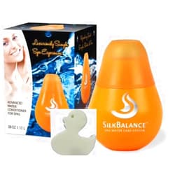 Spa & Sauna Parts Silk Balance Natural Hot Tub Solution 76 oz with Free Darlly (Oil Absorb) Duck