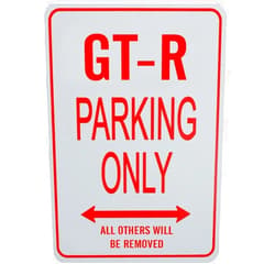 Funparkingsigns GT-R PARKING ONLY - Miniature Fun Parking Sign