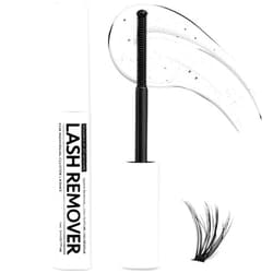 Miuffue Eyelash Glue Remover 5ML Cluster Lash Remover, Lash Remover for Individual Cluster Lashes, Lash Bond, and False Eyelash Wispys, Gentle Non-irritating Mascara Wand Eyelash Extension Remover